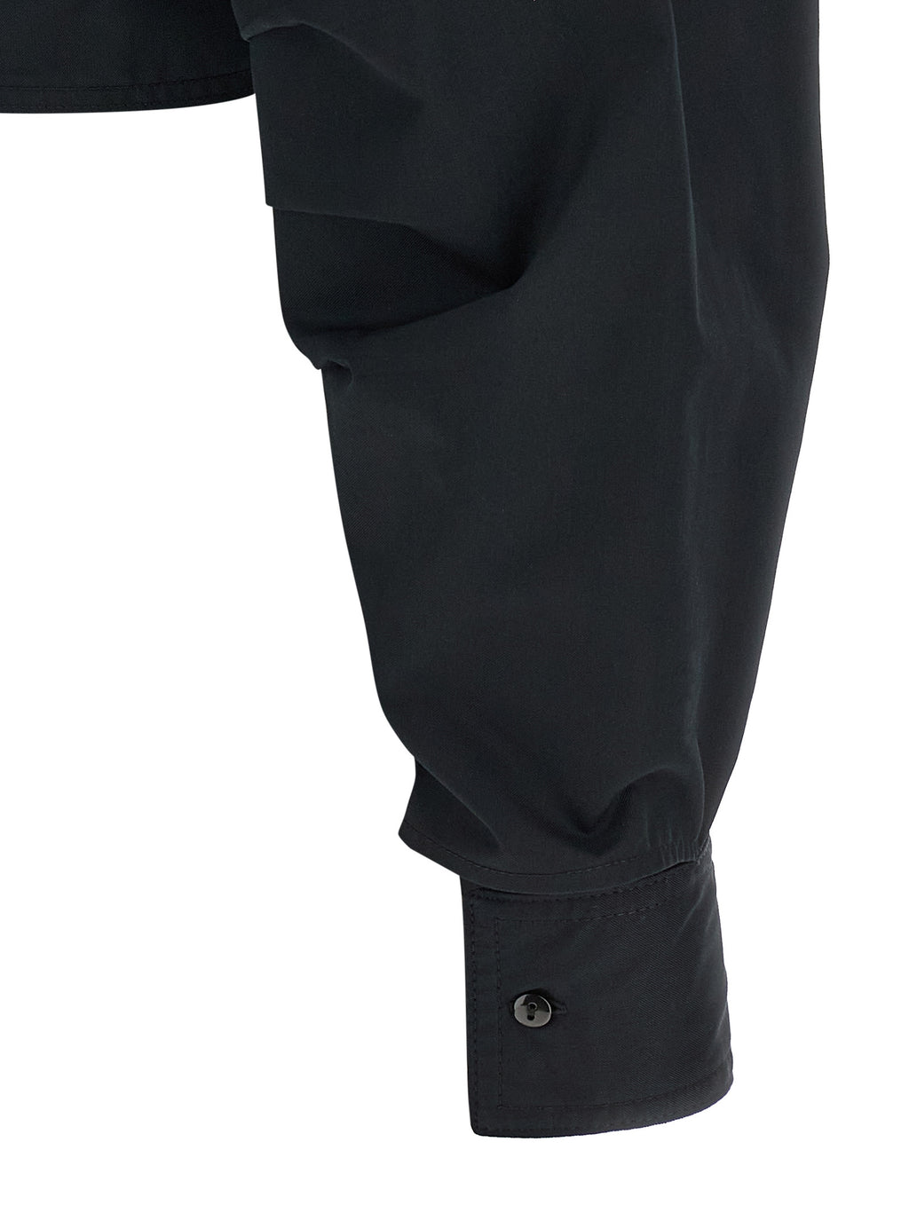 Elisabetta Franchi Black Cotton Blouse