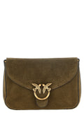 PINKO Bicolor Calfskin Crossbody Bag
