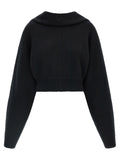 Rick Owens Black Cashmere Sweatshirt