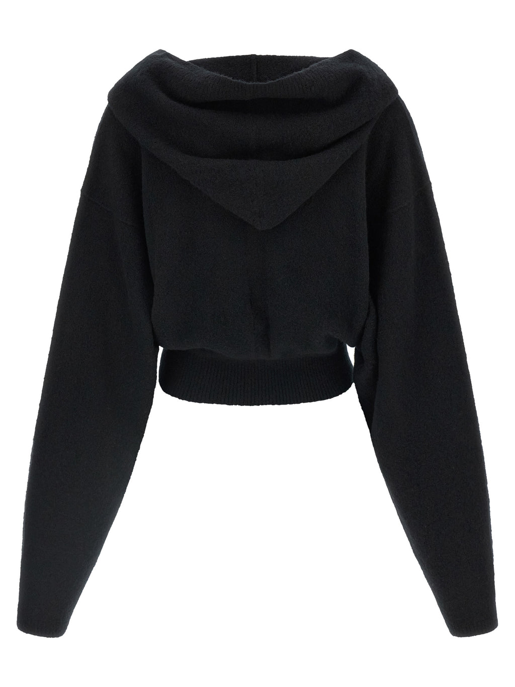 Rick Owens Black Cashmere Sweatshirt