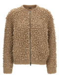 Peserico Beige Wool Bomber
