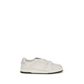 Fendi White Calf Leather Bos Taurus Athletic Sneakers