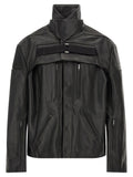 Rick Owens Black Calfskin Leather Jacket