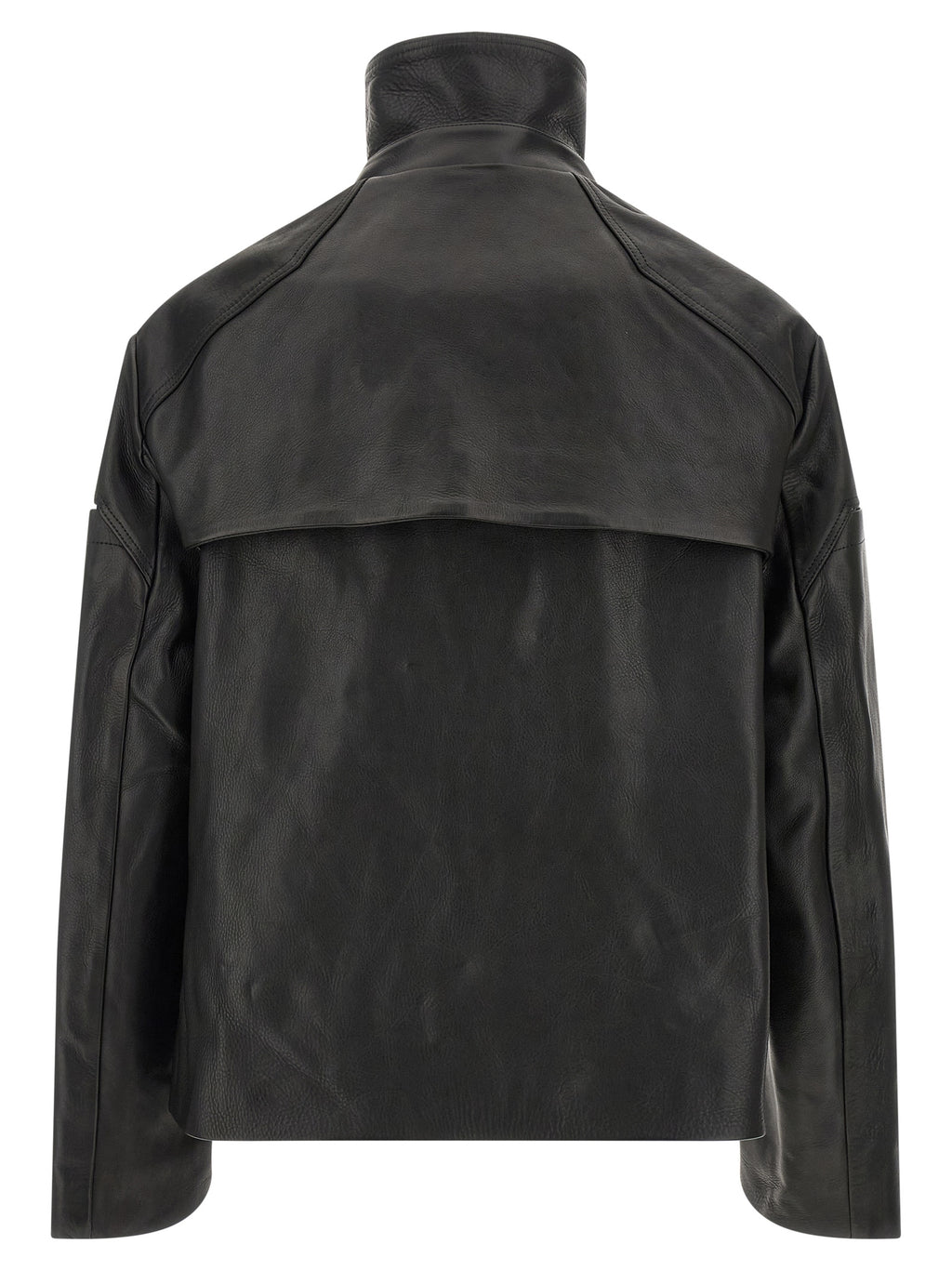 Rick Owens Black Calfskin Leather Jacket