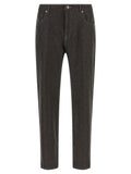 Brunello Cucinelli Grijze Casual Broek van Scheerwol