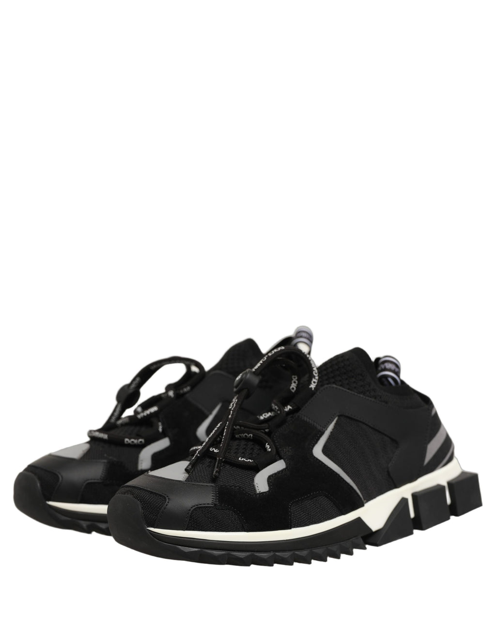 Dolce & Gabbana Black Sorrento Trekking Sneakers Men Shoes