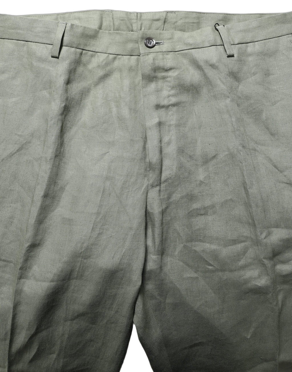 Dolce & Gabbana Gray Linen Tapered Men Dress Trouser Pants