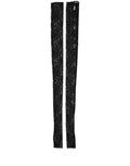 Dolce & Gabbana Sleeves Black Nylon Floral Lace Warmer Arm