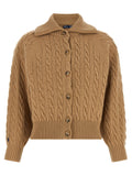 Polo Ralph Lauren Brown Wool Cardigan