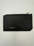 Saint Laurent SAINT LAURENT Zip in Deerskin Cardholder
