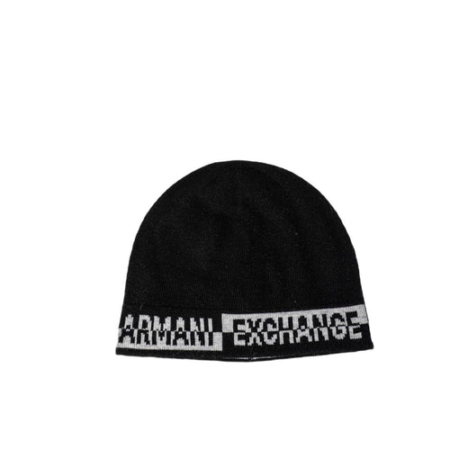Armani Exchange schwarzer Marabou-Schal