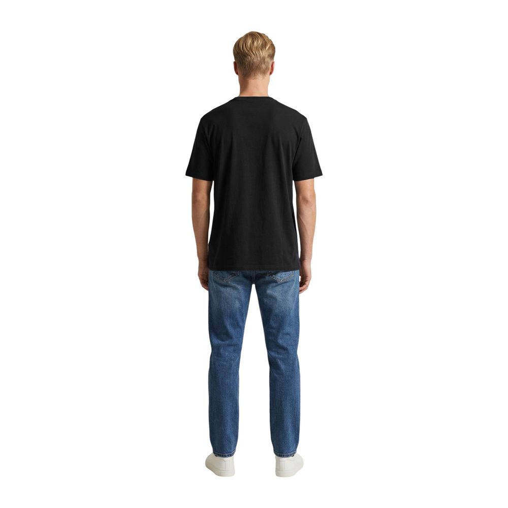 Tommy Hilfiger Jeans Black Cotton T-Shirt