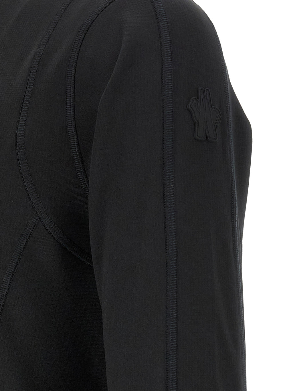Moncler Grenoble Black Polyamide Sweatshirt