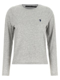 Polo Ralph Lauren Gray Cotton Long Sleeve T-Shirt