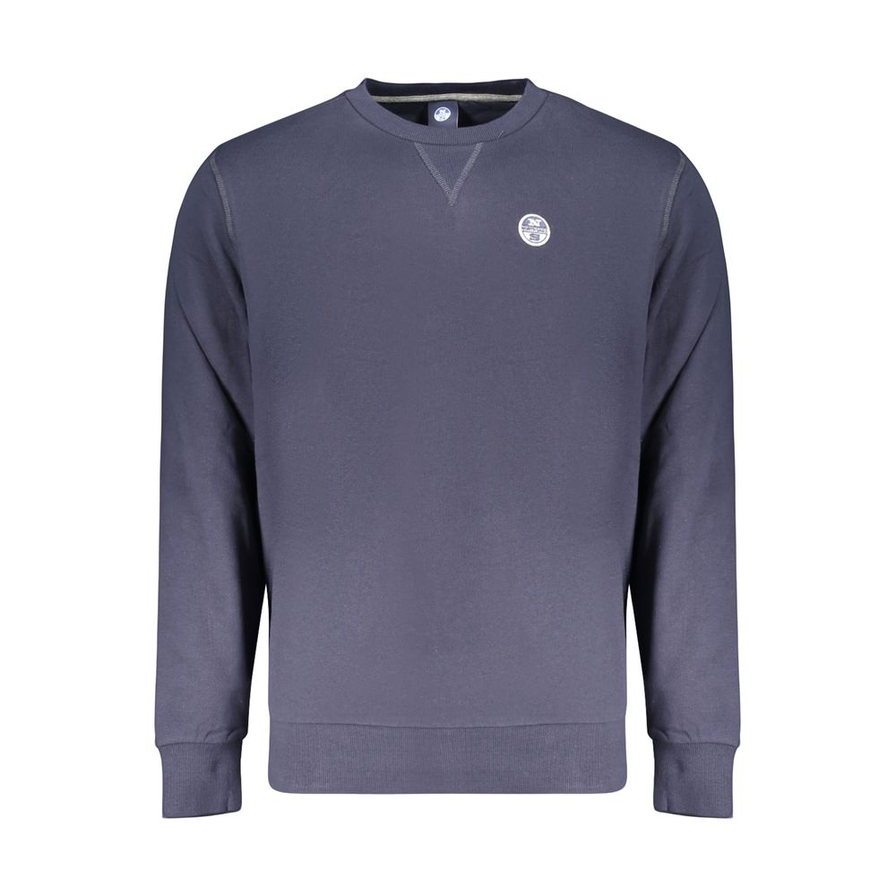 North Sails Blue Cotton Men's Sweatshirt