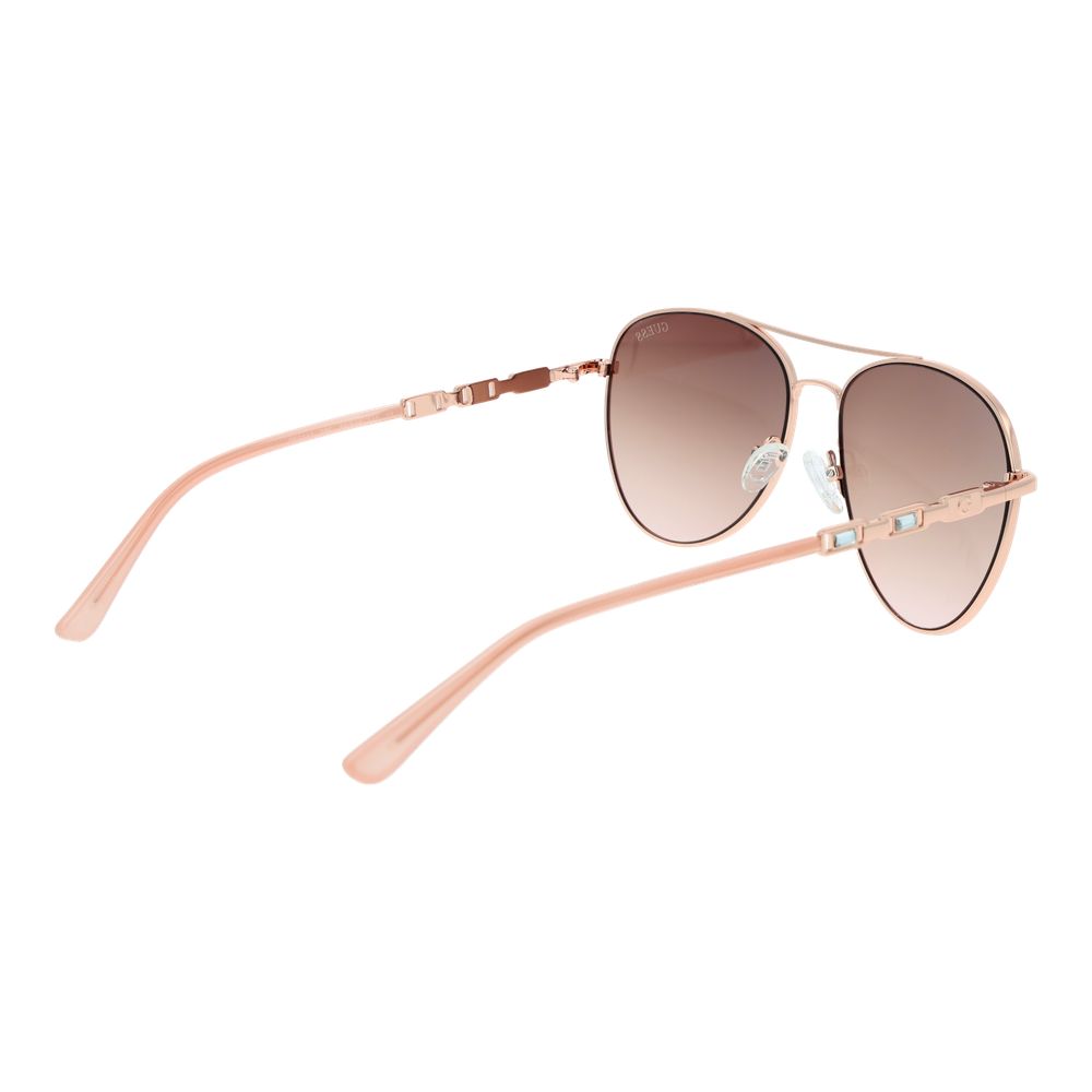 Guess Rose Gold Metal Sunglasses