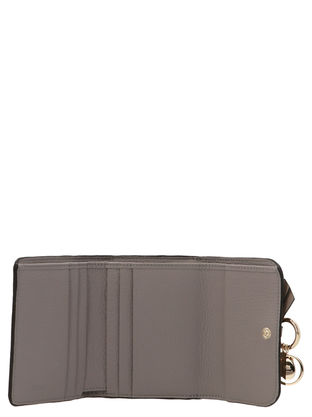 Chloé Gray Calfskin Cardholder