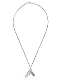 MM6 Maison Margiela Silver Brass Necklace
