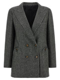 Blazé Milano Gray Virgin Wool Blazer