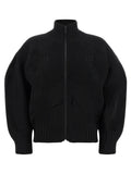 Issey Miyake Black Polyester Full-Length Jacket