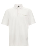 ZEGNA White Cotton Polo Shirt