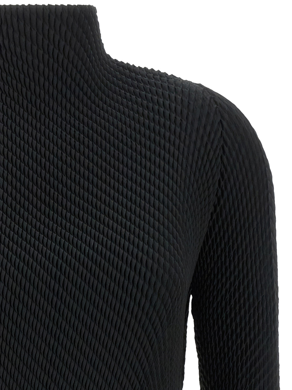 Issey Miyake Black Polyester Shirt