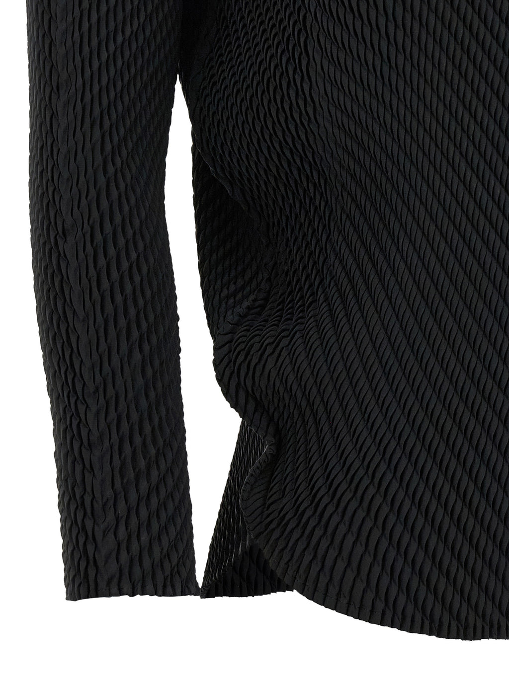 Issey Miyake Black Polyester Shirt