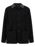 Comme Des Garçons Black Wool Full-Length Jacket