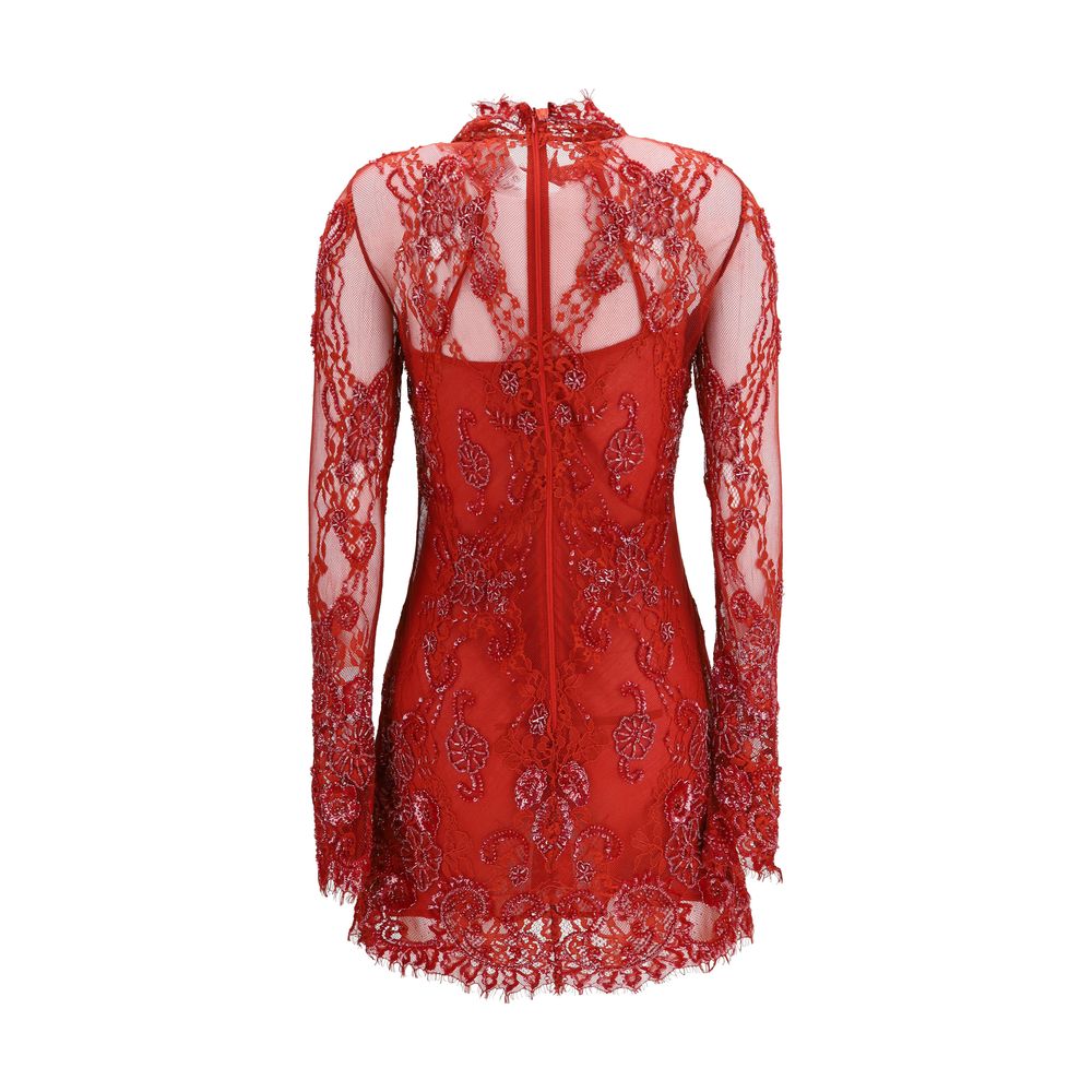 Blumarine Red Polyamide Cocktail Dress