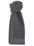 Gucci Gray Wool Scarf
