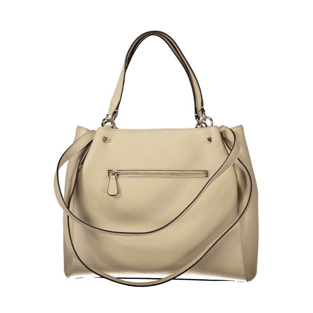 Guess Jeans Beige Polyethylene Handbag