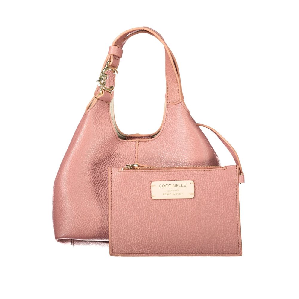Coccinelle Pink Leather Handbag