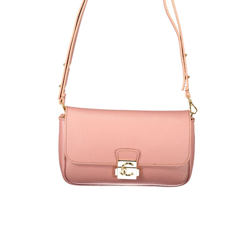 Coccinelle Pink Leather Handbag