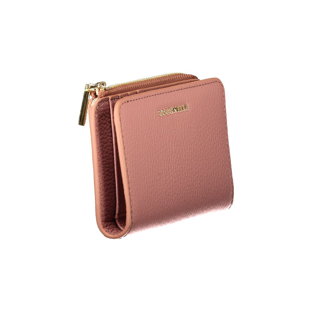 Coccinelle Pink Leather Wallet