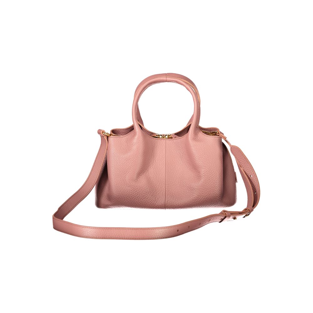 Coccinelle Pink Leather Handbag