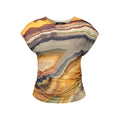 Desigual Beige Elastane T-Shirt