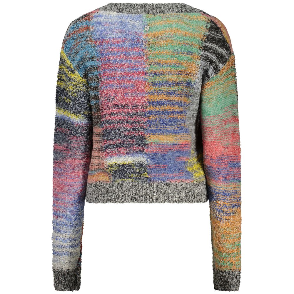 Desigual Yellow Wool Sweatshirt