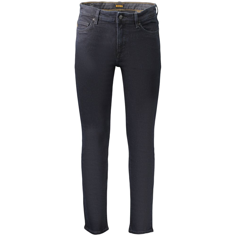 Hugo Boss Blue Cotton Men's Jeans