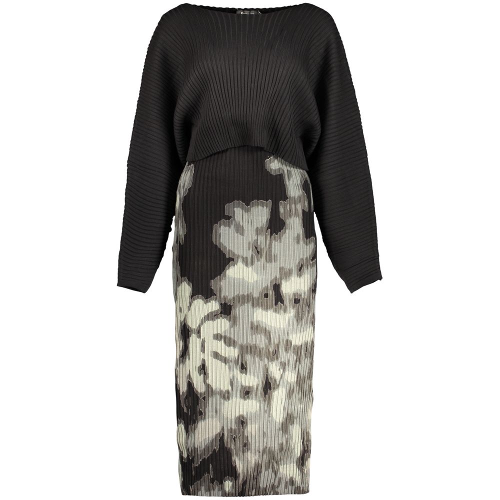 Desigual Black Viscose Womens Dress