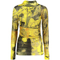 Desigual Yellow Viscose Women's Top
