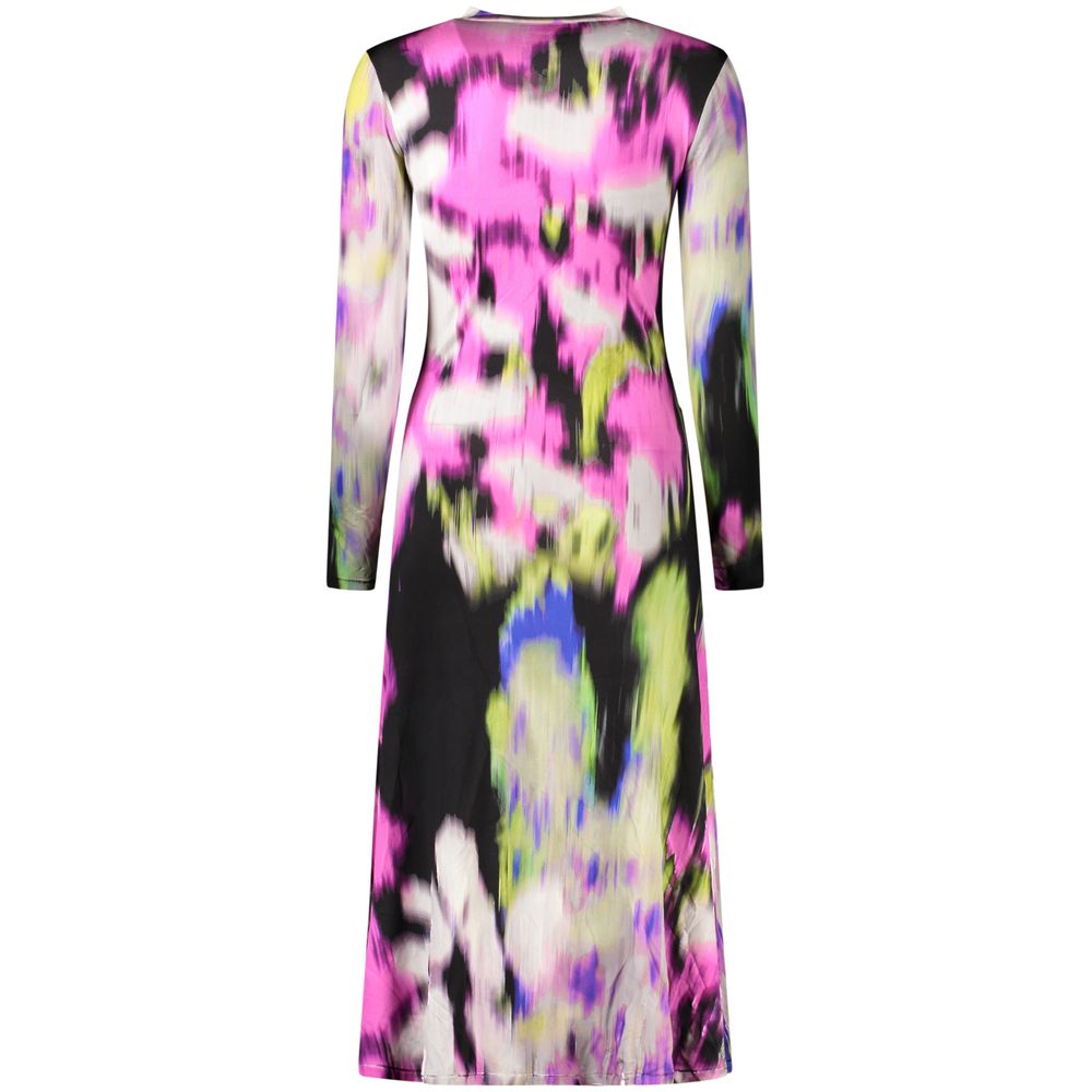Desigual Pink Viscose Women Dress
