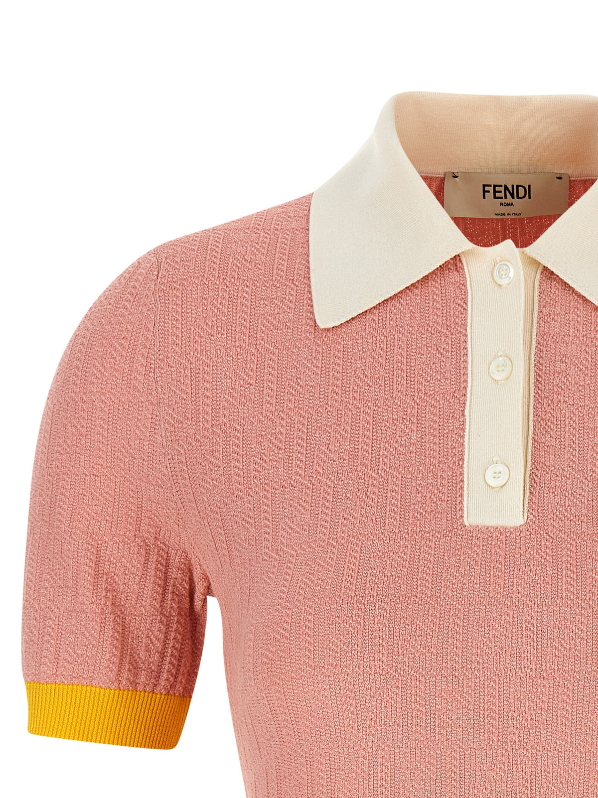 Fendi Multicolor Cotton Short Dress