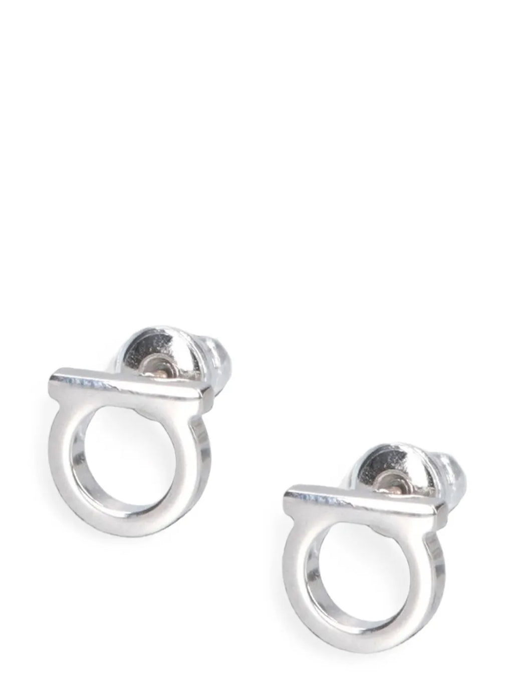 Ferragamo Silver Brass Earrings
