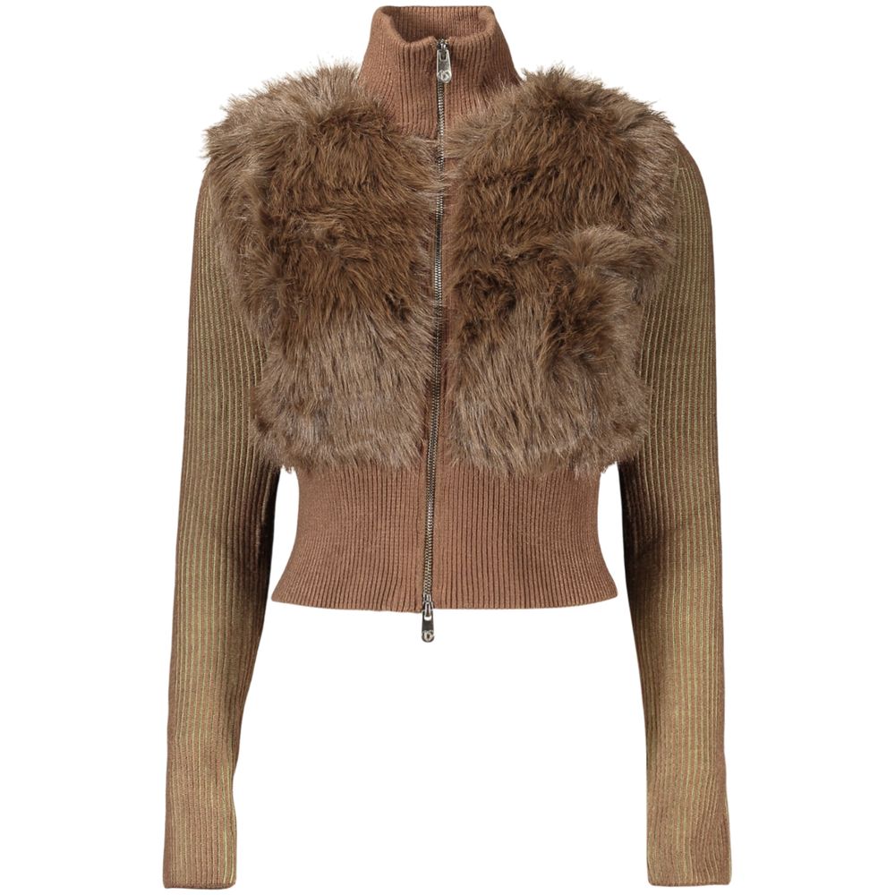 Desigual Brown Viscose Women's Sweater