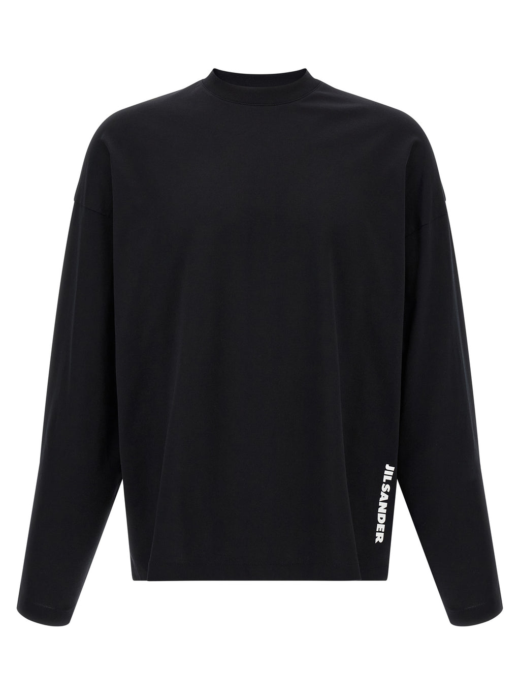 Jil Sander Black Cotton T-Shirt