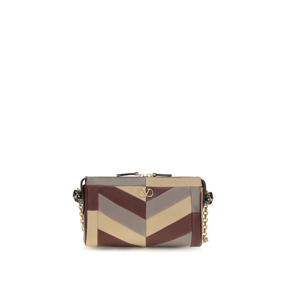 Valentino Garavani Multicolor Napa Leather / Calf Bos Taurus Shoulder Bag