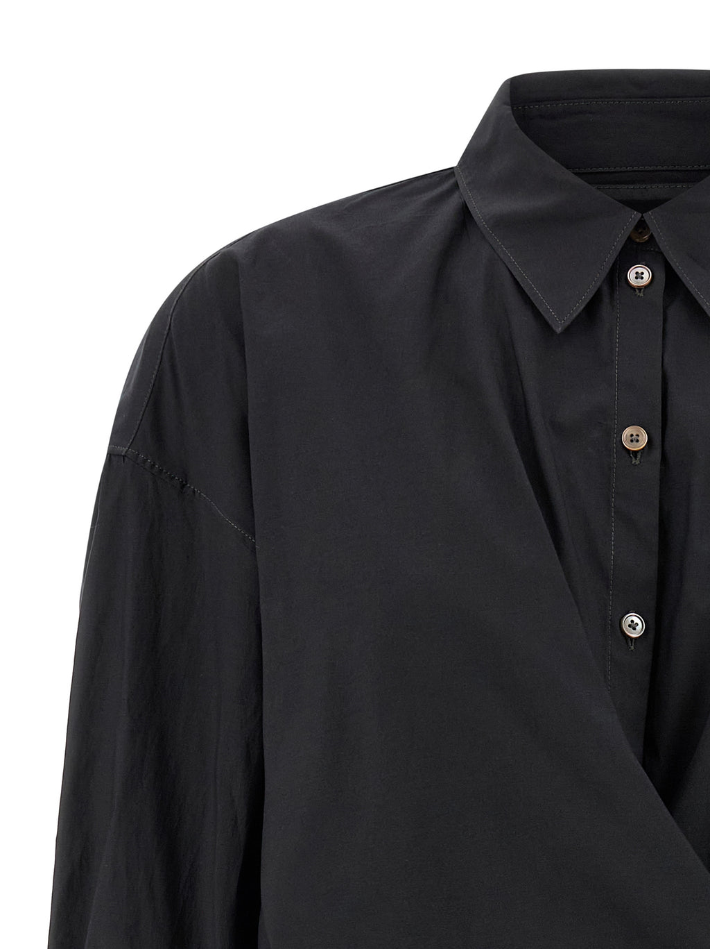 Lemaire Black Cotton Blouse