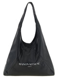 Maison Kitsuné Black Polyethylene Shoulder Bag