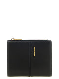 Jil Sander Black Lamb Leather Cardholder