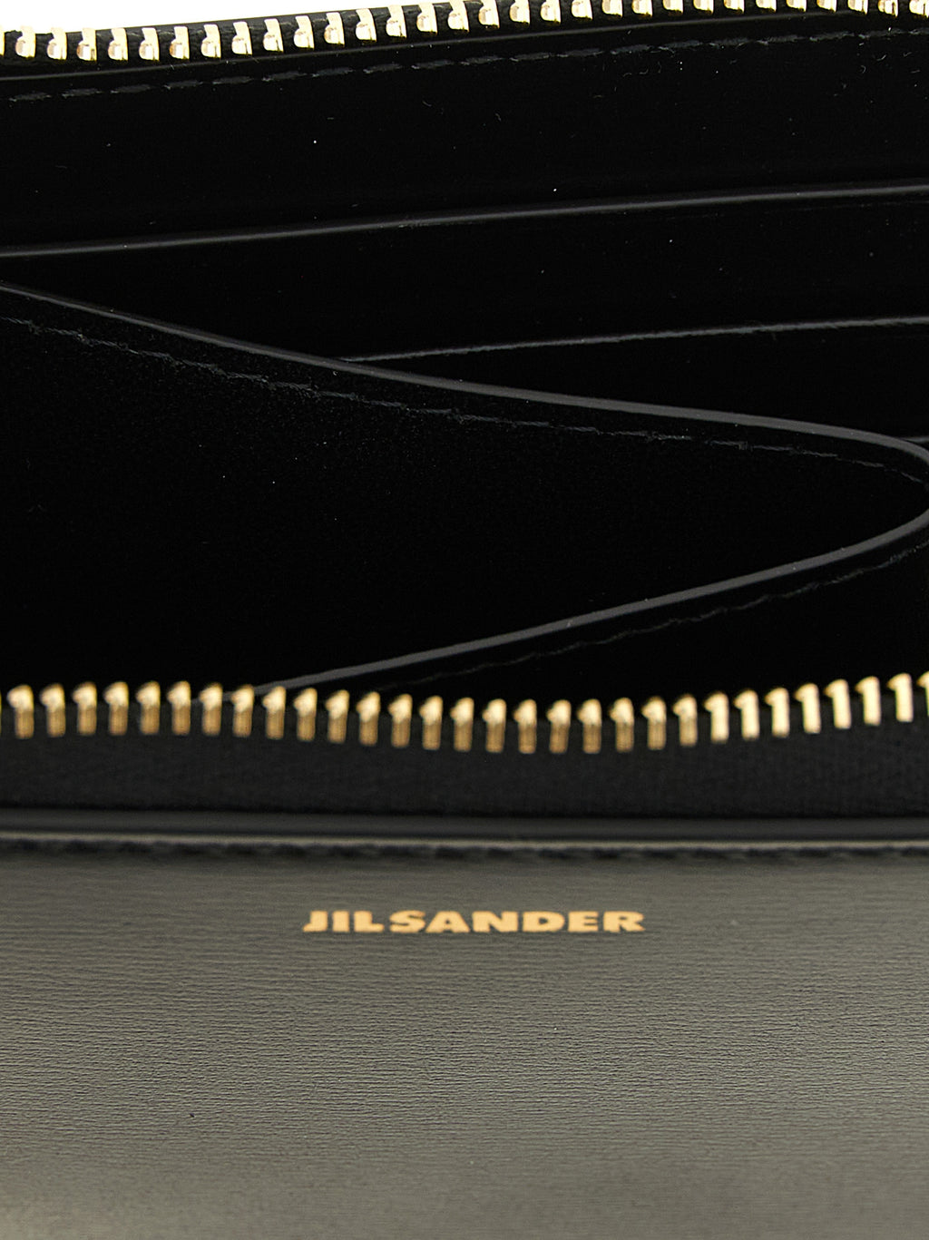 Jil Sander Black Calfskin Cardholder
